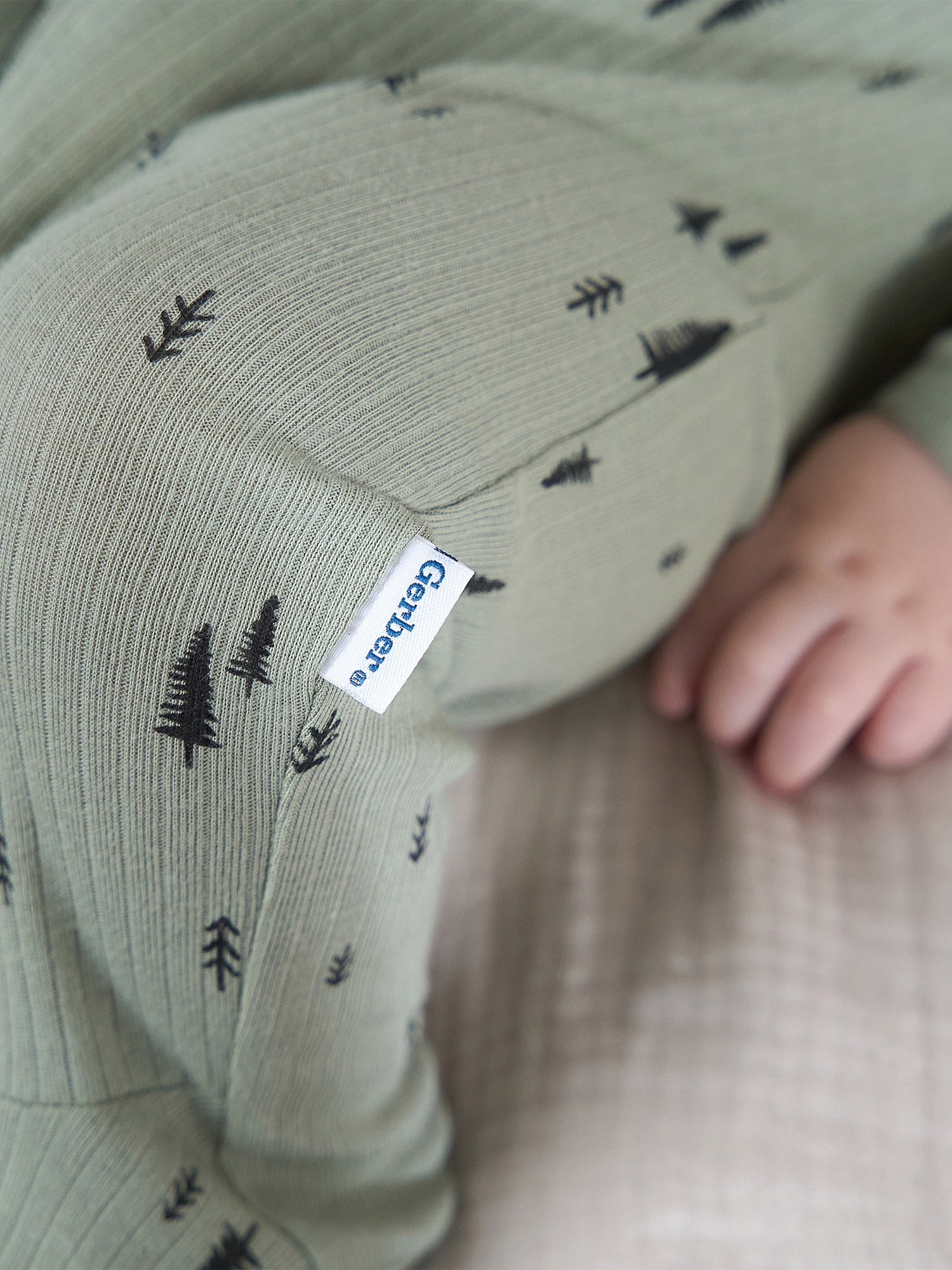Gerber Baby Boy Sleep ´N Play Footed Cotton Pajamas, 2-Pack, Sizes Newborn - 3/6 Months