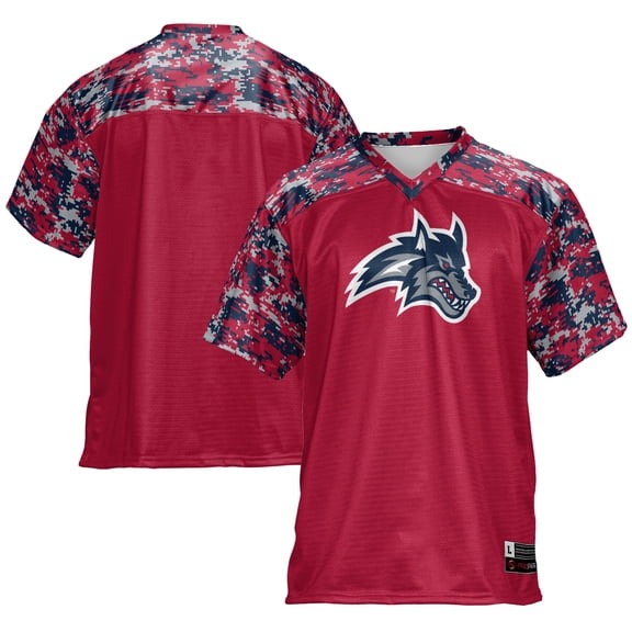 Men's GameDay Greats Red Stony Brook Seawolves Football Jersey