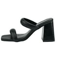 thumbnail image 2 of JENN ARDOR Women's Heeled Sandals Chunky Heel Square Toe Strappy Sandals for Women Mules Heels Comfortable Slide Dress Sandals, 2 of 6