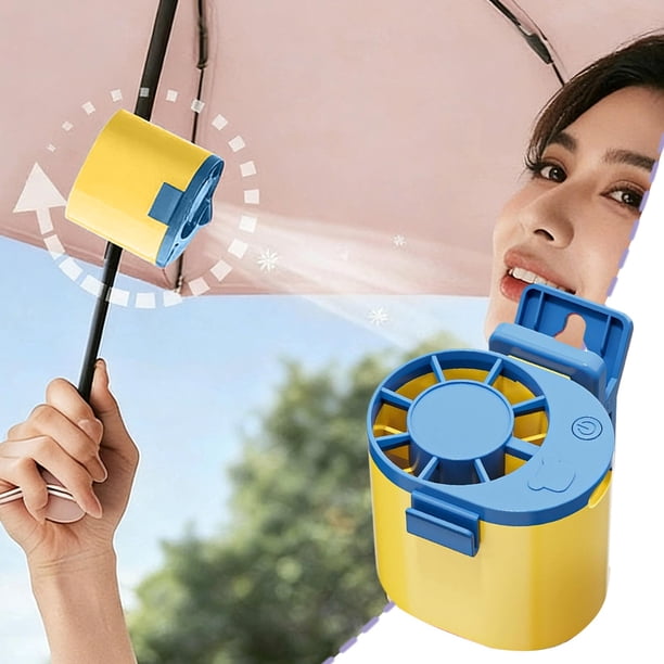 Outdoor Waist Clip Fan USB-Charged Handheld Desktop Fan Portable Quiet Stylish Fan