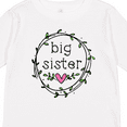 thumbnail image 4 of Inktastic Big Sister Leaves, Circle, Heart Girls Long Sleeve Toddler T-Shirt, 4 of 5