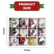 thumbnail image 2 of 1 caja de 12 bolas de plástico transparente PET de 6 cm, bolas de Navidad, adornos colgantes para árbol de Navidad, decoración navideña, 2 of 5