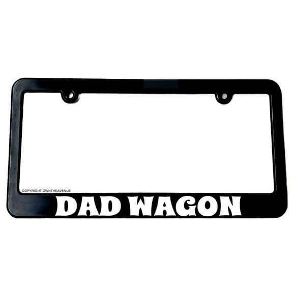 Dad Wagon Funny Joke License Plate Frame - Model V903