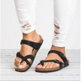 thumbnail image 1 of Cork Slip-On Sandal for Women, Double Buckle Slide Sandals with + Comfortable Arch Support, Size 38, 1 of 5