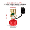 thumbnail image 2 of Propane Tank Gauge Level Indicator Leak Detector Gas Pressure Meter, Universal for Gas Grill, Lantern, Heater, 2 of 7
