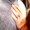 thumbnail image 5 of Statement Engagement Ring for Women - 0.2475ct Simulated Alexandrite in 14K Yellow Gold Promise Ring, 5 of 7
