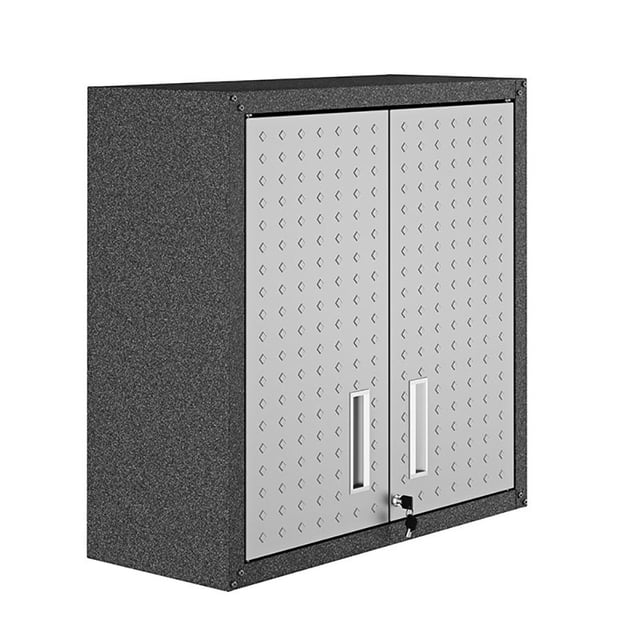 Manhattan Comfort 5GMC Armoire de Rangement pour Outils de Garage en Acier Forteresse de 30 Pouces, Gris