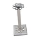 thumbnail image 3 of Soporte para tacos de billar, soporte para tacos de billar con capacidad para 8 tacos, estante de metal, accesorios, soporte de esquina, soporte para Plata, 3 of 8
