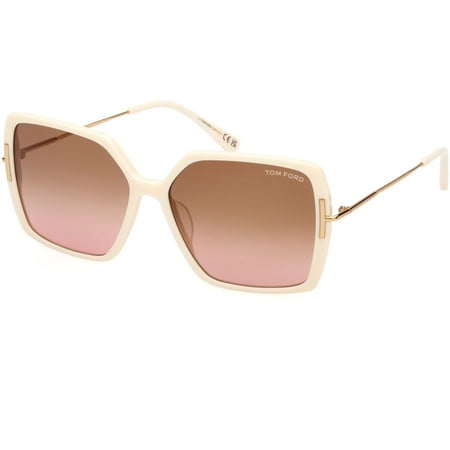 UPC 889214403841 product image for Tom Ford FT1039 25F Plastic Ivory Gradient Brown 59 mm Women s Sunglasses | upcitemdb.com