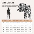 2 Piece Womens Pajama Sets Zebra print black white cool Soft
