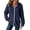 11# Blue, variant on Full Zip Up Hoodies Womens Waffle Knit Long Sleeve Sweatshirt Tops Essentials Hoodie Early Fall Fashion Clothes Waffle Knit Long Sleeve Oversized Hooded Tops Jacket Coat for Women