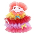 thumbnail image 1 of Dog Dress Sweet Style Lovely Fabric Pet Gradient Mesh Cake Dress for Outdoor, 1 of 8