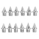 thumbnail image 1 of 75x 12 piezas de clavos para zapatos, adecuados para la aplicación de zapatos en pistas con residuos de carbono o pistas largas Sunnimix Reemplazo de tacos de punta de acero, 1 of 8