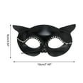 thumbnail image 2 of Unique Bargains 1 Pce Masque de Fête pour Chat Réutilisable Noir EVA, 2 of 5