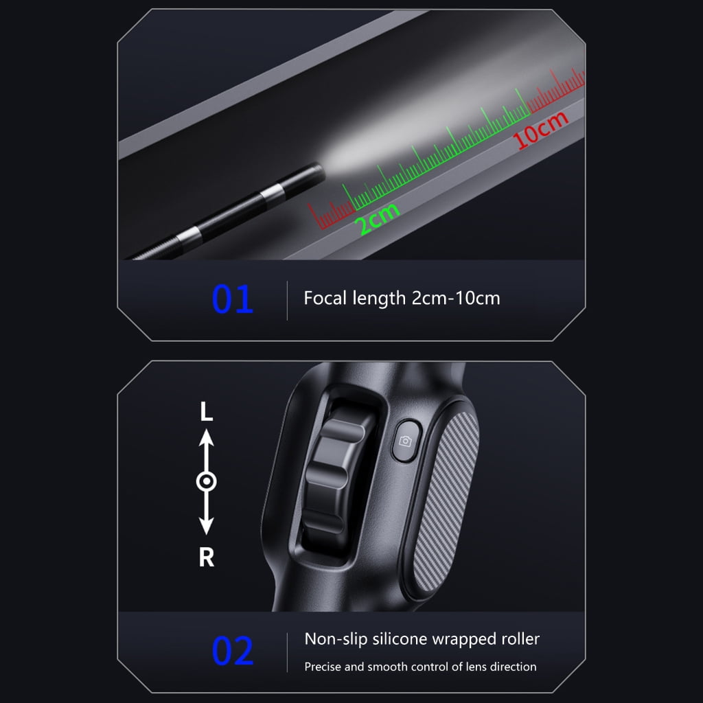 T-HOTLYST Waterproof Industrial Inspection Camera Flexible Handheld Borescope ABS for Comprehensive Equipment Maintenance & Repair