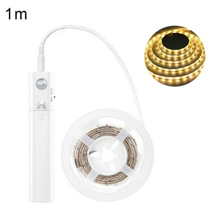 

YMH 1m/2m/3m PIR Motion Sensor SMD 2835 LED Bed Closet Flexible Strip Light Lamp