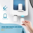 thumbnail image 4 of BEBANG Automatic Mouthwash Dispenser for Bathroom, 18.3Oz Wall Mounted Dispenser with Magnetic Cups, 3 Dispensing Level, Smart Mouthwash Dispenser for Kids Adult, 4 of 7