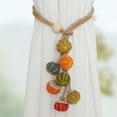 thumbnail image 5 of Curtain Ties for Living Room Modern Drapery Holder Rope Tiebacks Halloween Fall Functional Window Accessories, 5 of 5