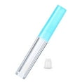 thumbnail image 3 of 50 botellas vacías rellenables para cosméticos personalizados, envases portátiles para lápiz labial, mini juego de brillo labial azul, 3 of 8