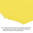thumbnail image 4 of Uxcell Cardstock Paper 11.7" x 16.5", 92 lb/250gsm, Fresh Lemon 10 Pack, 4 of 4