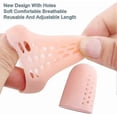 thumbnail image 3 of 6pcs Toe Protectors for Big Toe Protector, Gel Toe Protectors Breathable, Silicone Big Toe Protector Toe Guards for Feet, 3 of 5