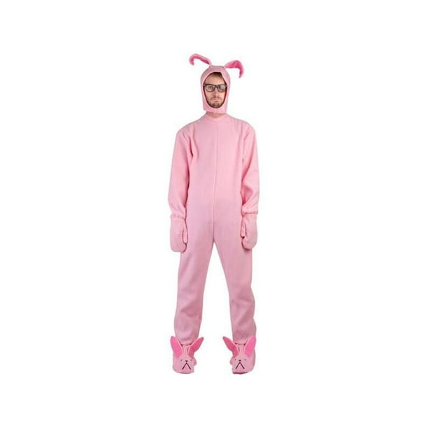 Adult Christmas Pink Rabbit PJ's Costume - Walmart.com - Walmart.com