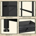 thumbnail image 6 of Dresser for Bedroom Drawer Organizer Storage Drawers, Fabric Dressers & Chests of Drawers, Sturdy Metal Frame, Wood Top, Entryway, Bedroom Furniture (Charcoal Black), 6 of 8