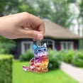 thumbnail image 3 of SUNSIOM Animal Hanging Ornament Dog Cat Cattle Keychain Car Rear View Mirror Charms Backpack Pendant Valentine's Day Birthday Present, 3 of 9