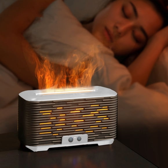 Fiudx Difusor de Aroma a Aceite, Función de Ruido Blanco, Funcionamiento Silencioso, Humidificador de Aceites Esenciales, Ideal para Dormitorio, Oficina, Yoga, Gimnasio, Relajación, Alimentación Por