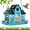 Blue, variant on Solar Bird Feeders House for Outside Hanging, Metal Wild Bird Feeder for Outdoors, Large Cardinal Bird Feeder Birdhouses Squirrel Proof