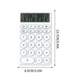thumbnail image 4 of Xihbxyly Calculadora Económica Estilo Macarrón - Portátil, Diseño Atractivo para Estudiantes y Oficina - Pantalla Lcd de 8 Dígitos, Base Antideslizante, Ligera (137 X 85 X 24 Mm) - Incluye 1 Pila Aaa, 4 of 6