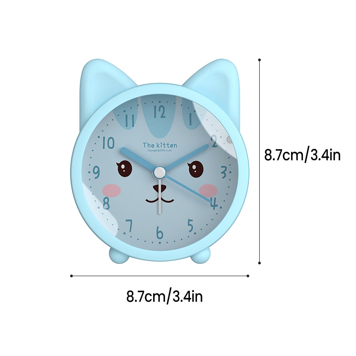 Ok To Wake Clock Für Kinder – Schlaf-Training-Uhr Mit 10 Farb-Nachtlicht, Dual-Wecker, Katzen-Design – Für Mädchen & Jungen