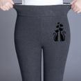 thumbnail image 4 of Puntoco moda mujer deporte de invierno pantalones de pierna de cintura alta estampado Casual suelto cordero terciopelo Leggins pantalones largos Puntoco Puntoco-1803, 4 of 9