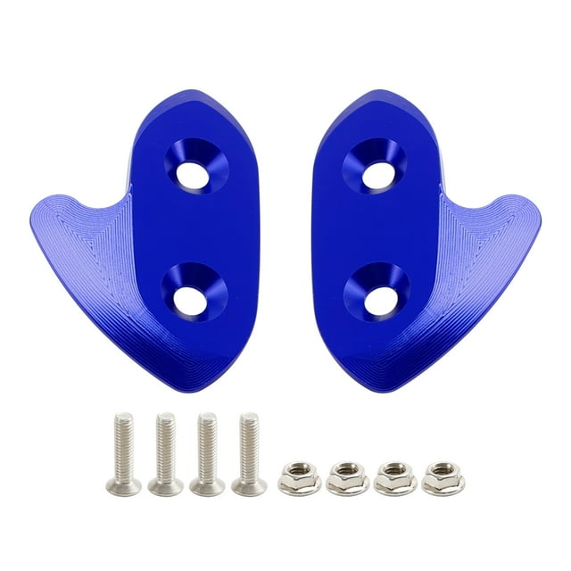 CNC Aluminum Blue Mirror Block Off Plates For Yamaha R1 / R1M / R1S 2015-2019