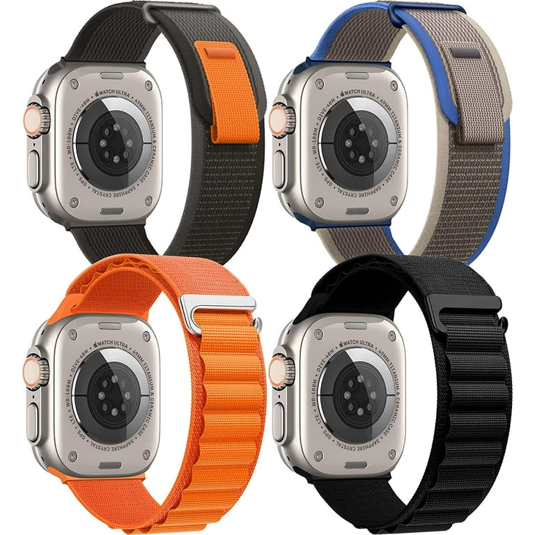 4 Pack Alpine Loop and Trail Loop for Apple Watch Band 49mm