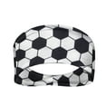 thumbnail image 3 of Diadema elástica con estampado de bolas para mujer, 1 bandana para el pelo, pañuelo para la cabeza para mujer, 3 of 3
