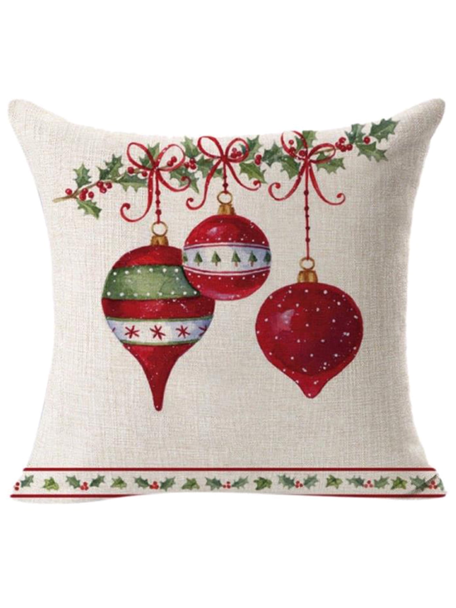 18/'/' Christmas Cushion Cover Xmas Throw Pillow Case Home Sofa Festival Decor