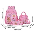 thumbnail image 2 of gcong Lightweight School Bookbag For Elementary Adjustable Straps Cute Backpack Red, 2 of 3