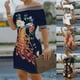 thumbnail image 2 of T.I vestido corto de hombro fuera de la piel amigable con la piel poliéster Vintage Bodycon Midi fiesta vestido de cóctel para bailepangjing, 2 of 4