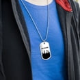 thumbnail image 3 of End Fracking Big Oil Drilling Military Dog Tag Pendant Necklace with Chain, 3 of 4