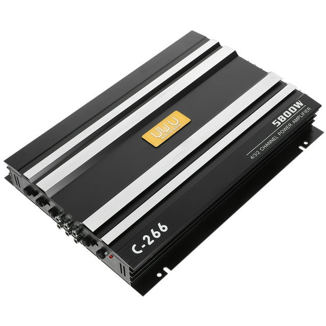 C-266 RMS 4 Channel Powerful Car Amplifier Audio Power Stereo Amp 4Ohm