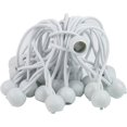 thumbnail image 1 of GFDYREE Ball Bungee Cords 4 Inch Bungee Cords with Balls Tarp Bungee Cords with Balls Small Bungee Cords with Ball End White Ball Bungee Cord for Camping Shelter Projector Screen, 1 of 6