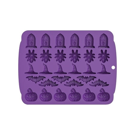 

LINMOUA Halloween Mold 5 Patterns 30 Silicone Molds Candy Molds Ice Molds Mold