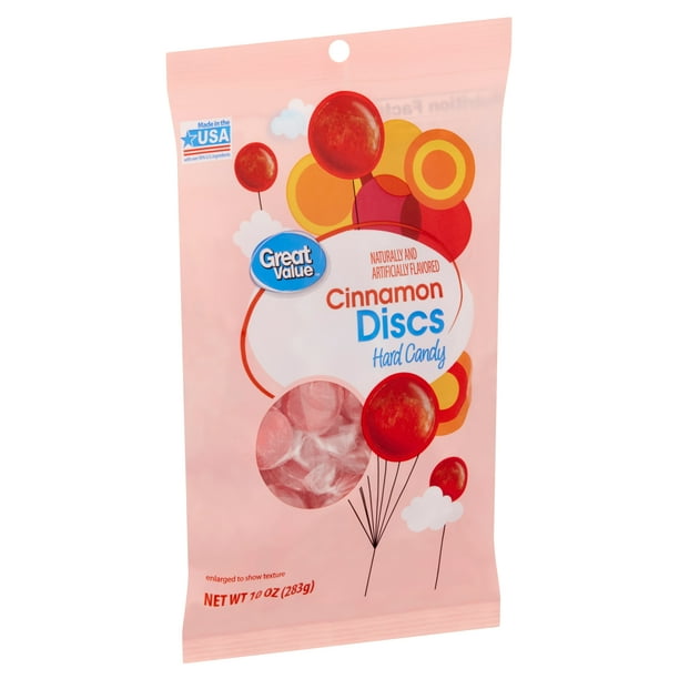 Great Value Cinnamon Discs Hard Candy, 10 oz