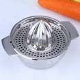 thumbnail image 3 of Manual Juicer Portable Stainless Steel Lemon Orange Fruit Squeezer Machine, 3 of 9
