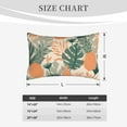 thumbnail image 6 of LNWH Rectangle Pillow Cover, Tropical Jungle Leaves Cushion Covers Pillowcase for Couch Bedroom Sofa, 16"x24", 6 of 7