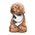thumbnail image 4 of Goofa Floral Sugar Skull Portrait Printing Dog Bandana ,Cat Scarf Adjustable Bib Handkerchief Accessories for Dogs Cats,Pet scarf,Pet fashion, 4 of 6
