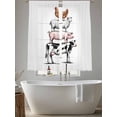 thumbnail image 5 of Farm Animals Sheer Curtains 63 Inch Length 2 Panels for Living Room, Watercolor Farmhouse Cow Pig Chickens Sheeps Voile Kitchen Curtain Set, Luxury Privacy Drapes Window Treatment for Bedroom, 5 of 7