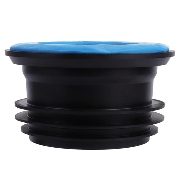 Toilet Wax-Free Odor Proof Flange Seal – Rubber Drain Pipe Gasket, Fits 3-4 Inch Outlets, Easy Install, Prevents Leaks & Smells