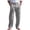 Gray, variant on Domuza Men's Linen Pants Lightweight Drawstring Elastic Waist Pockets Loose Fit Straight Legs Summer Beach Yoga with Pockets Black 3XL
